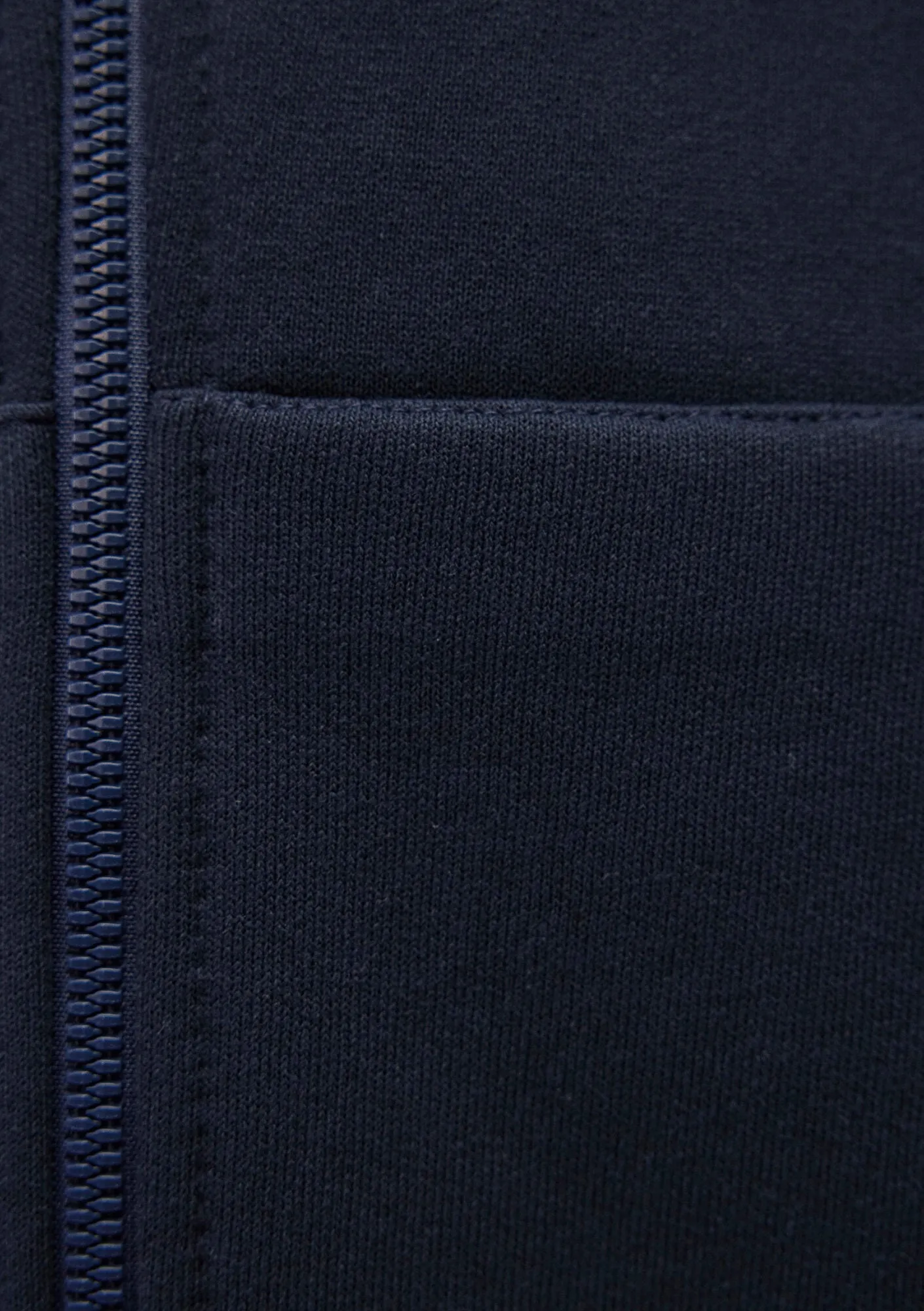 Zip Up Navy Sweatshirt